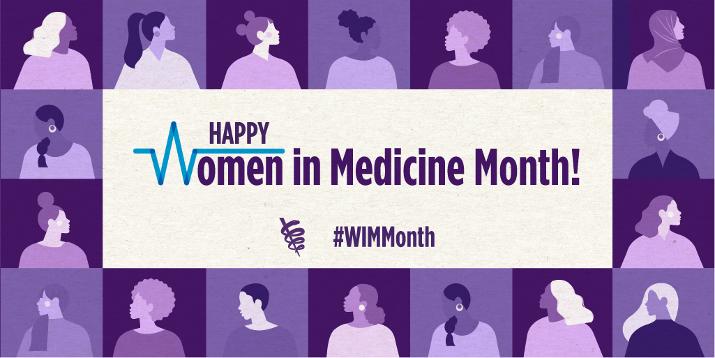 Happy Women in Medicine Month! Banner