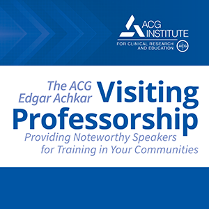 ACG Edgar Achkar Visiting Professorship
